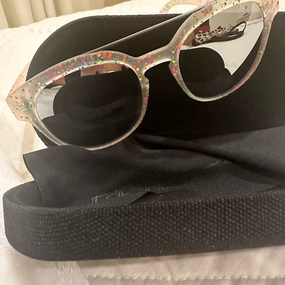 Italia Independence Round Color Splatter Glasses (limited edition)